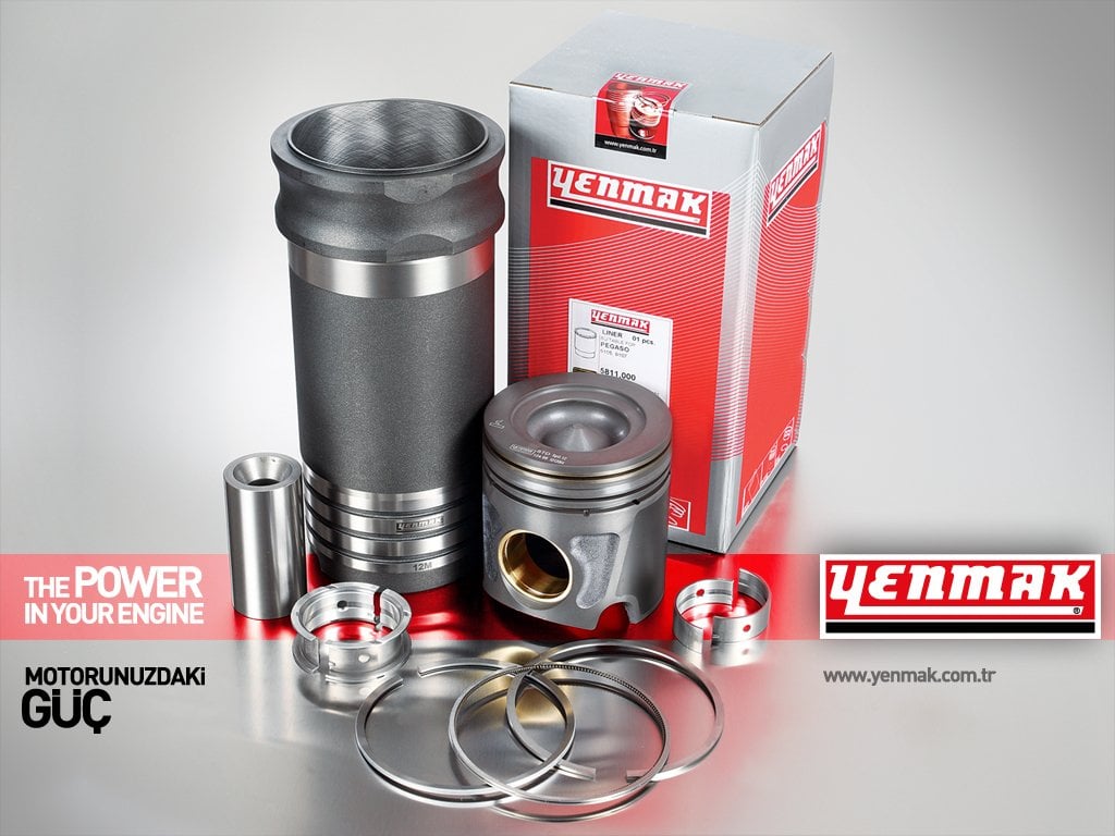 R9 Fairway R19 Europa R21 Optima Motor Seti (Piston+Sekman+Gömlek) (Adet) 1.6 8V 7702127061 -Yenmak