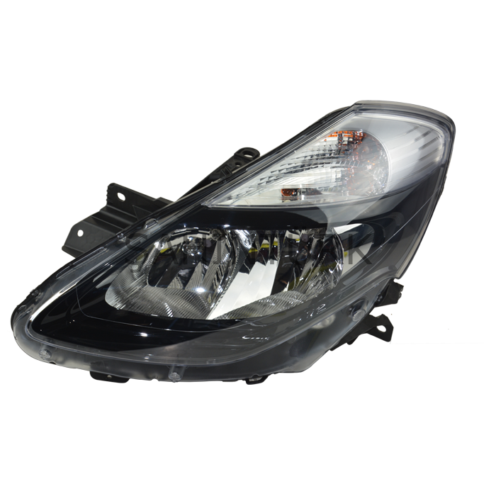 Clio 3-III Sol Far Lambası Siyah (2009-2012) 260605371R-260606574R -Depo