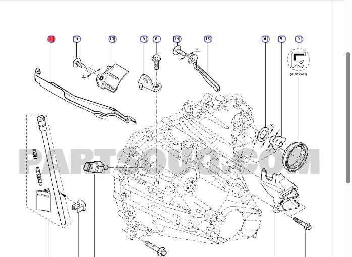 Logan 2-II Sandero 2-II Vites Yağlama Oluğu (2013-2020) 321073230R -Renault Mais