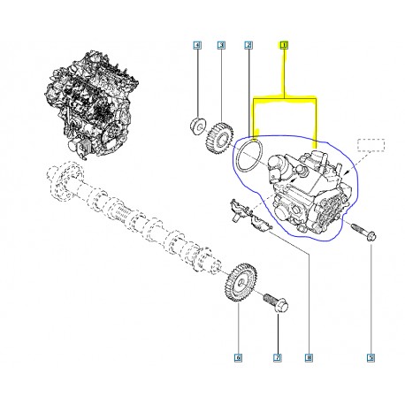 Latitude Laguna 3-III Mazot (Yakıt) Pompası 167001810R -Renault Mais