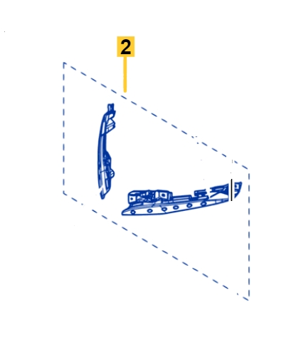 Austral Ön Tampon Bağlantı Braketi (Sağ-Sol) 622202711R - Renault Mais